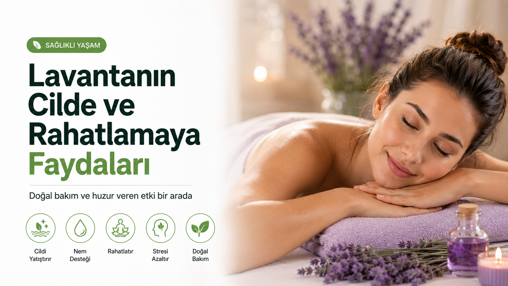 Lavantanın Cilde ve Rahatlamaya Faydaları